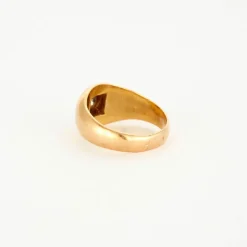 Bague or jaune diamant