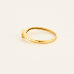 Bague or jaune diamant