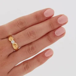 Bague Or jaune Diamant