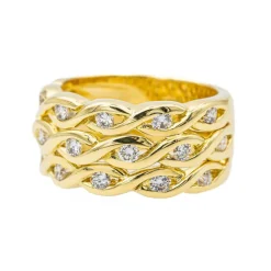 Bague Or jaune Diamant
