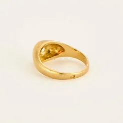Bague or jaune diamant