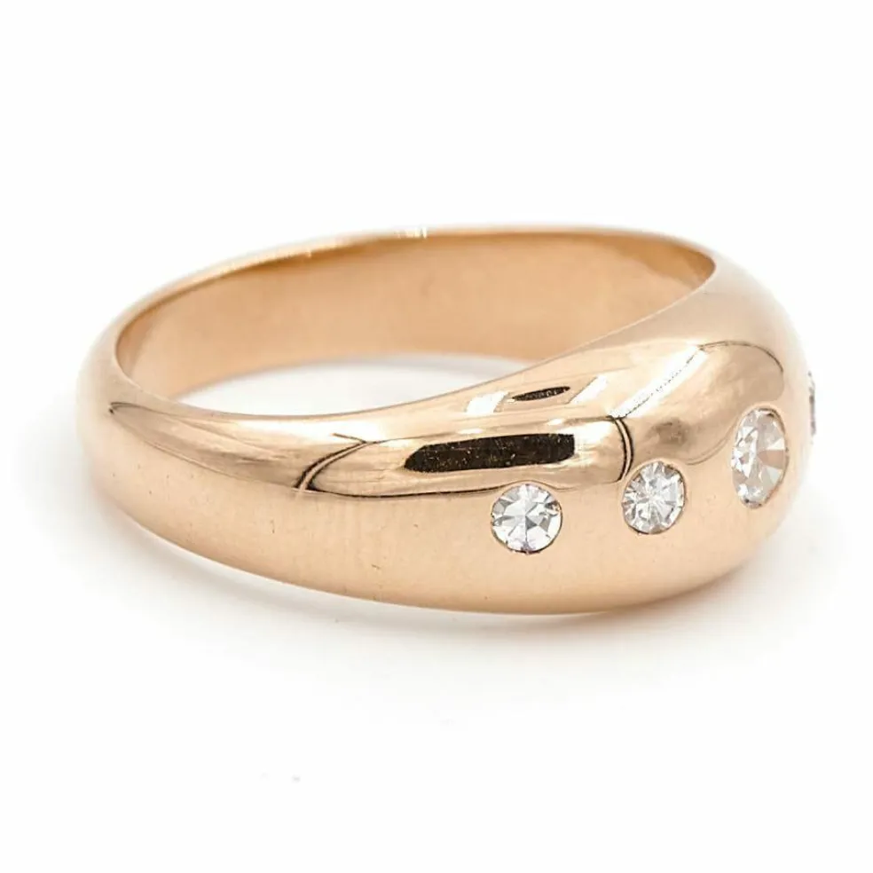Bague Or jaune Diamant
