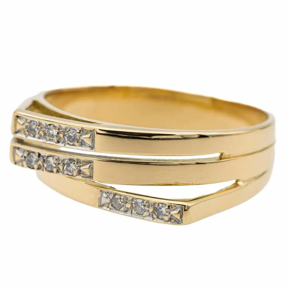 Bague Or jaune Diamant