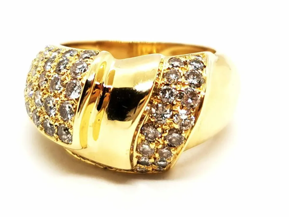Bague Or jaune Diamant