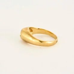 Bague or jaune diamant
