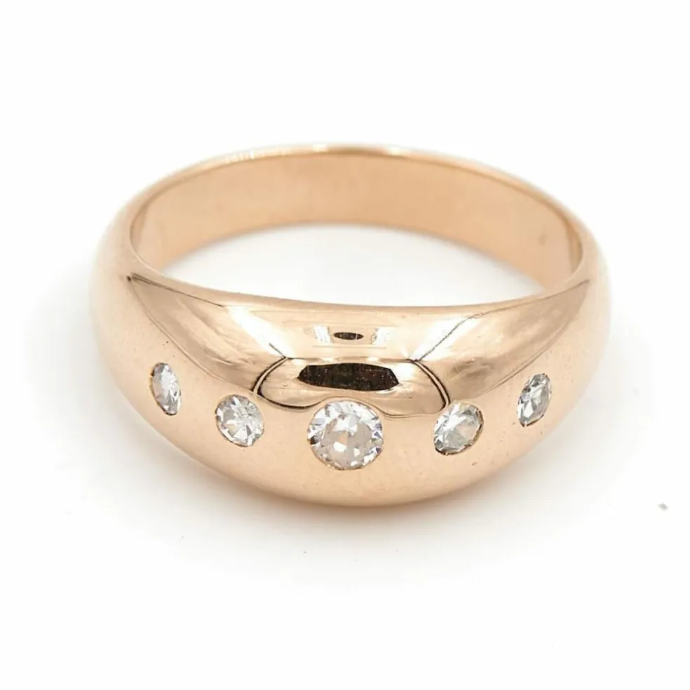 Bague Or jaune Diamant