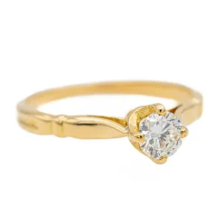 Bague Or jaune Diamant