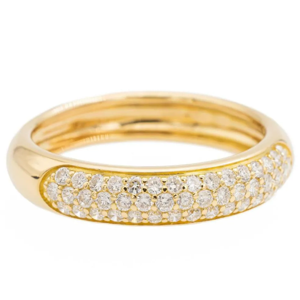 Bague or jaune Diamant