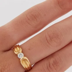 Bague Or jaune Diamant
