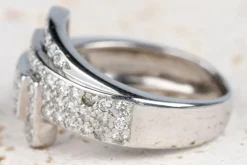 Bague or jaune, diamant 1.16 ct