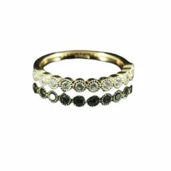 Bague or jaune diamants