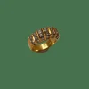 Bague or jaune diamants