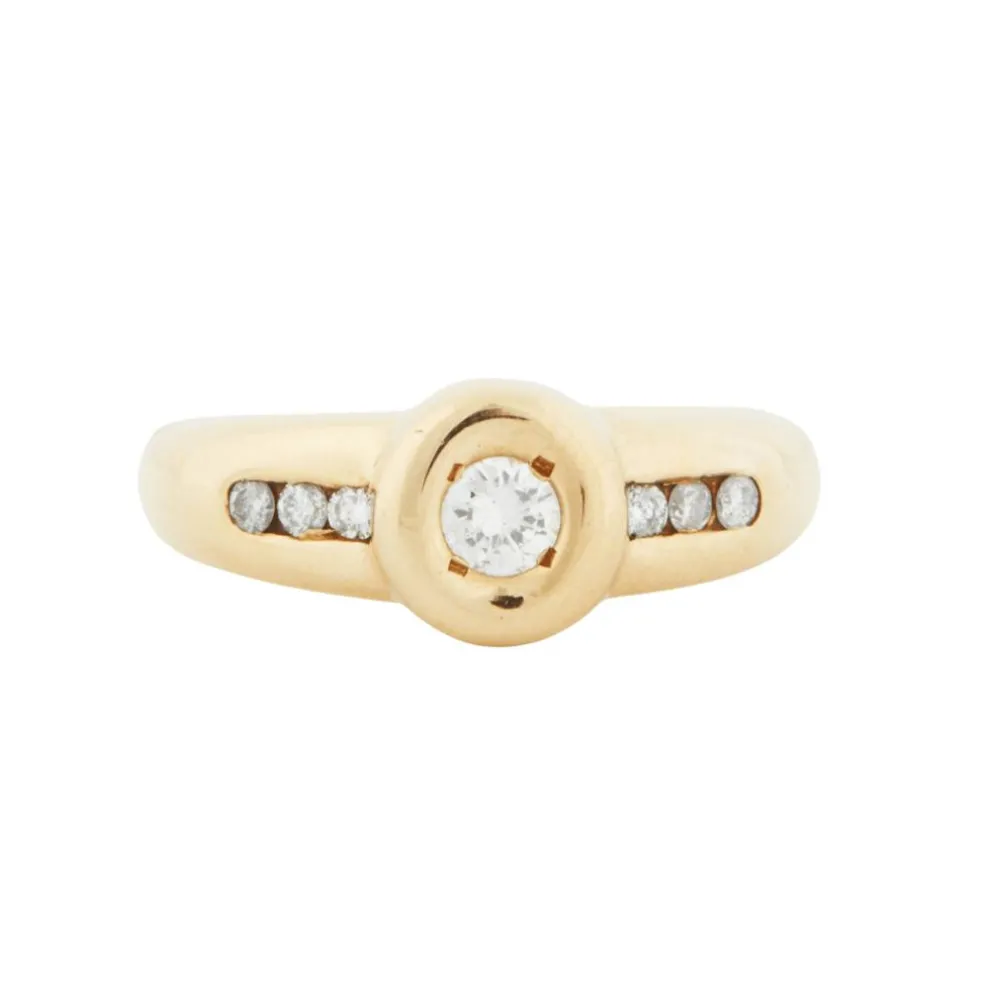 Bague Or jaune Diamants
