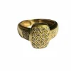 Bague or jaune diamants