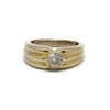 Bague or jaune diamants