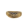 Bague or jaune diamants