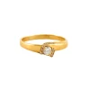 Bague Or jaune diamants