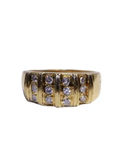 Bague Or jaune Diamants