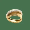 Bague or jaune diamants