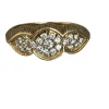 Bague or jaune diamants
