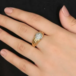 Bague Or jaune Diamants