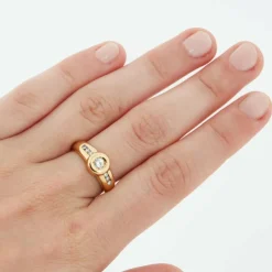 Bague Or jaune Diamants