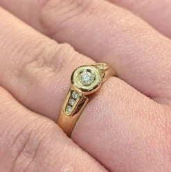 Bague Or jaune Diamants
