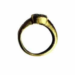 Bague or jaune diamants