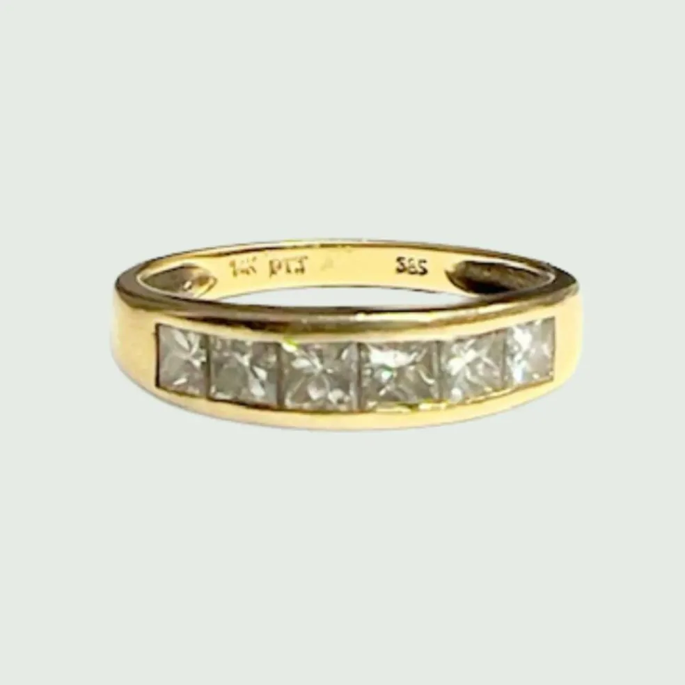 Bague Or jaune Diamants