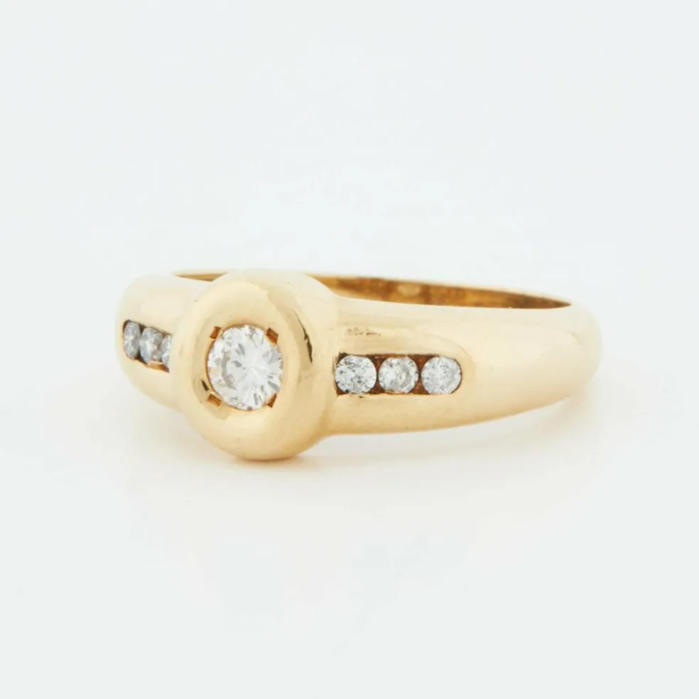 Bague Or jaune Diamants