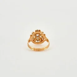 Bague or jaune diamants
