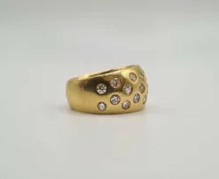 Bague Or jaune Diamants