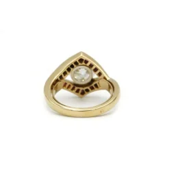 Bague Or jaune Diamants & Rubis