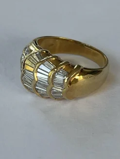 Bague Or Jaune Diamants 2,00 ct