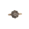 Bague or jaune diamants anciens