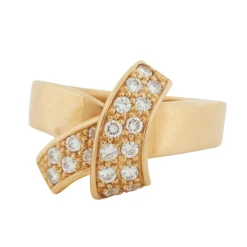 Bague Or Jaune et Diamants