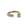 Bague or jaune et diamants 0,78ct