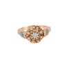 Bague or jaune et diamant
