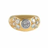 BAGUE OR JAUNE ET DIAMANTS
