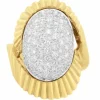 Bague or jaune et diamants