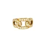 Bague or jaune et diamants