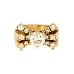 Bague or jaune et Diamants