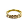 Bague or jaune et diamants 0,27