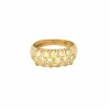 Bague or jaune et diamant