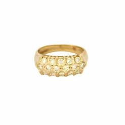 Bague or jaune et diamant