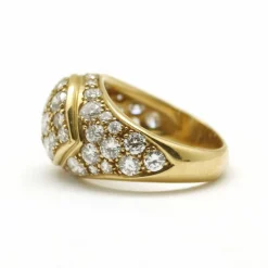 Bague or jaune et diamants