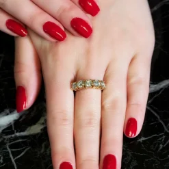 Bague Or Jaune et Diamants