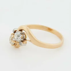 Bague or Jaune et Diamants