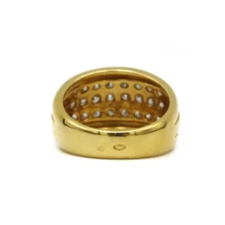 Bague or jaune et diamants