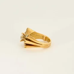 Bague or jaune et Diamants